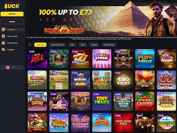 CasinoLuck screenshot 1