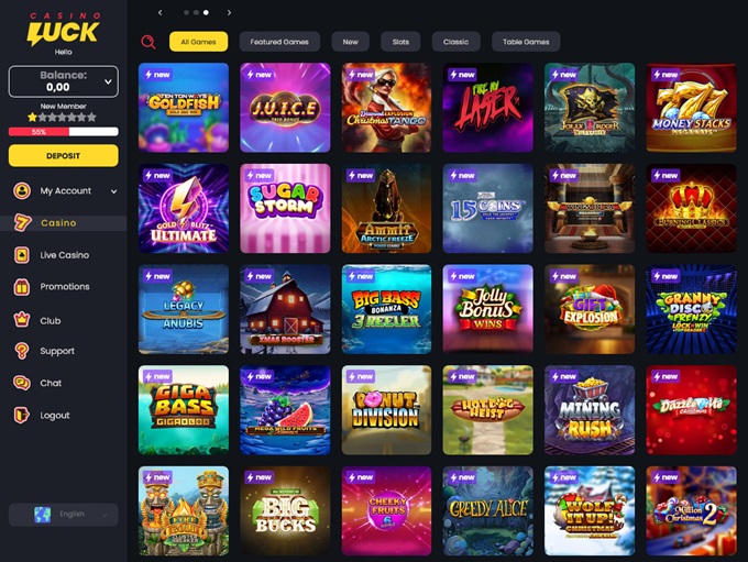 CasinoLuck screenshot 2