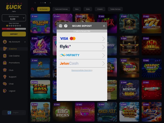 CasinoLuck screenshot 3