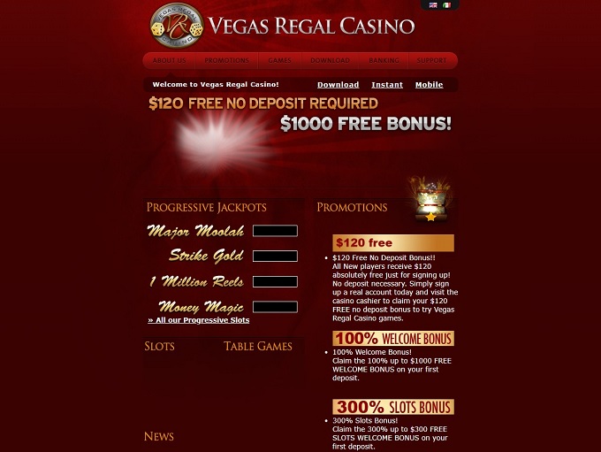 Vegas Regal Casino screenshot 1