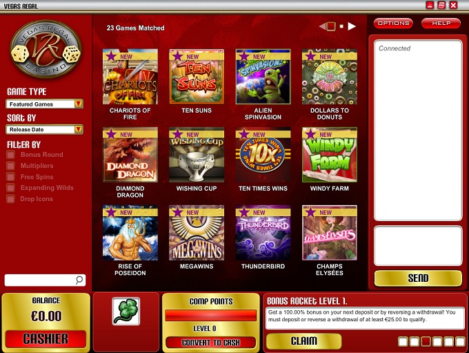 Vegas Regal Casino screenshot 2