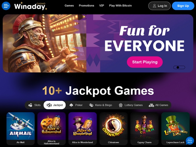 Win A Day Casino lobby