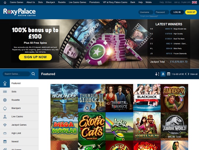 Roxy Palace screenshot 1