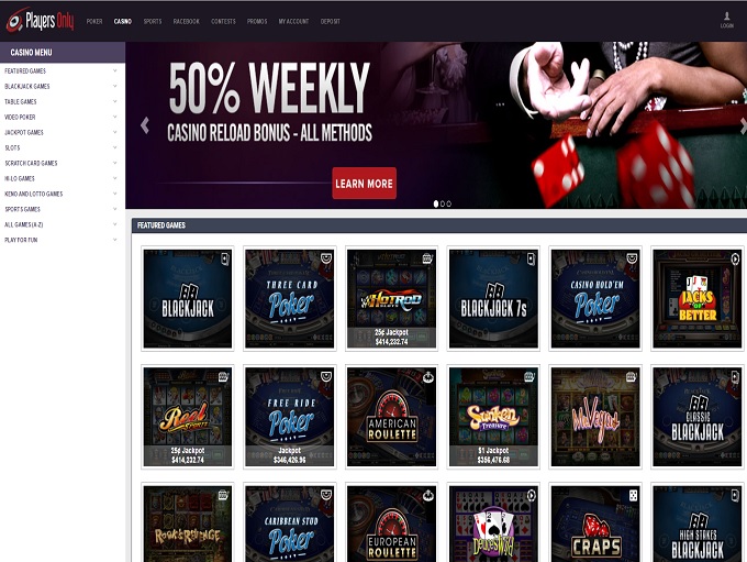 Players Only Casino screenshot 1