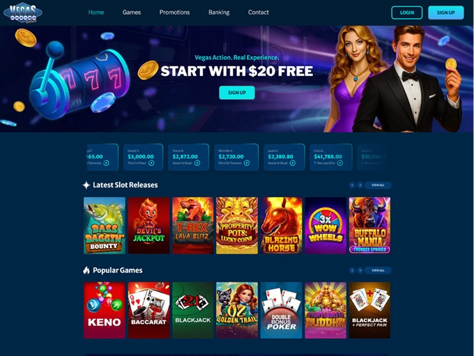 Vegas Casino Online screenshot 1