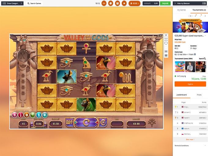 Betsson Casino screenshot 5