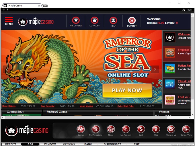 Maple Casino screenshot 2