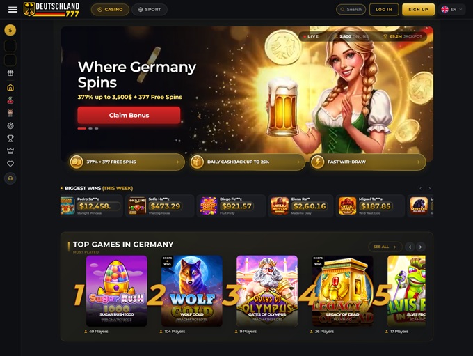 Deutschland777 lobby
